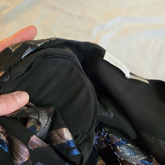 Ramy Brook sz 4 Shaina Lurex Silk Jacquard Mini Dress - Picture 10 of 12